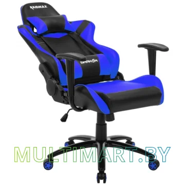 Кресло компьютерное Raidmax DK606RU (черный/синий) картинка 3